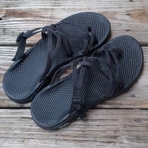 Chaco Zong Womens 9 Black Sandals Chacos